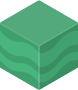 Isometric Abstract Platformer Green Wave